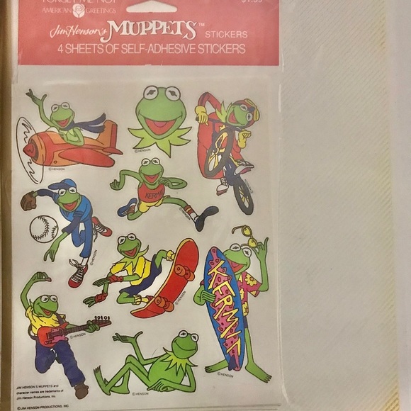 Valentines Kermit vintage stickers bundle lot - Picture 7 of 8